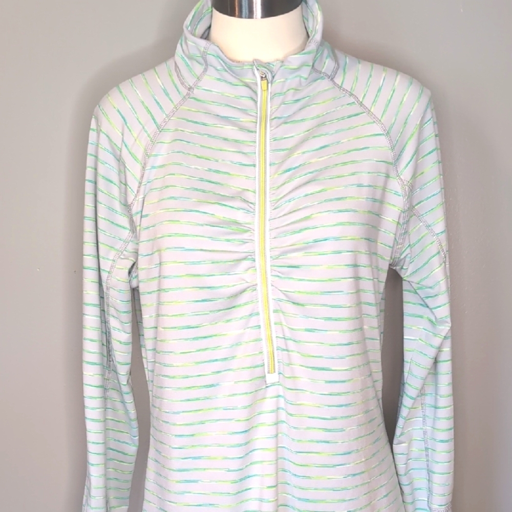 Athleta Elite Half Zip Long Sleeve Top, Sz XL.